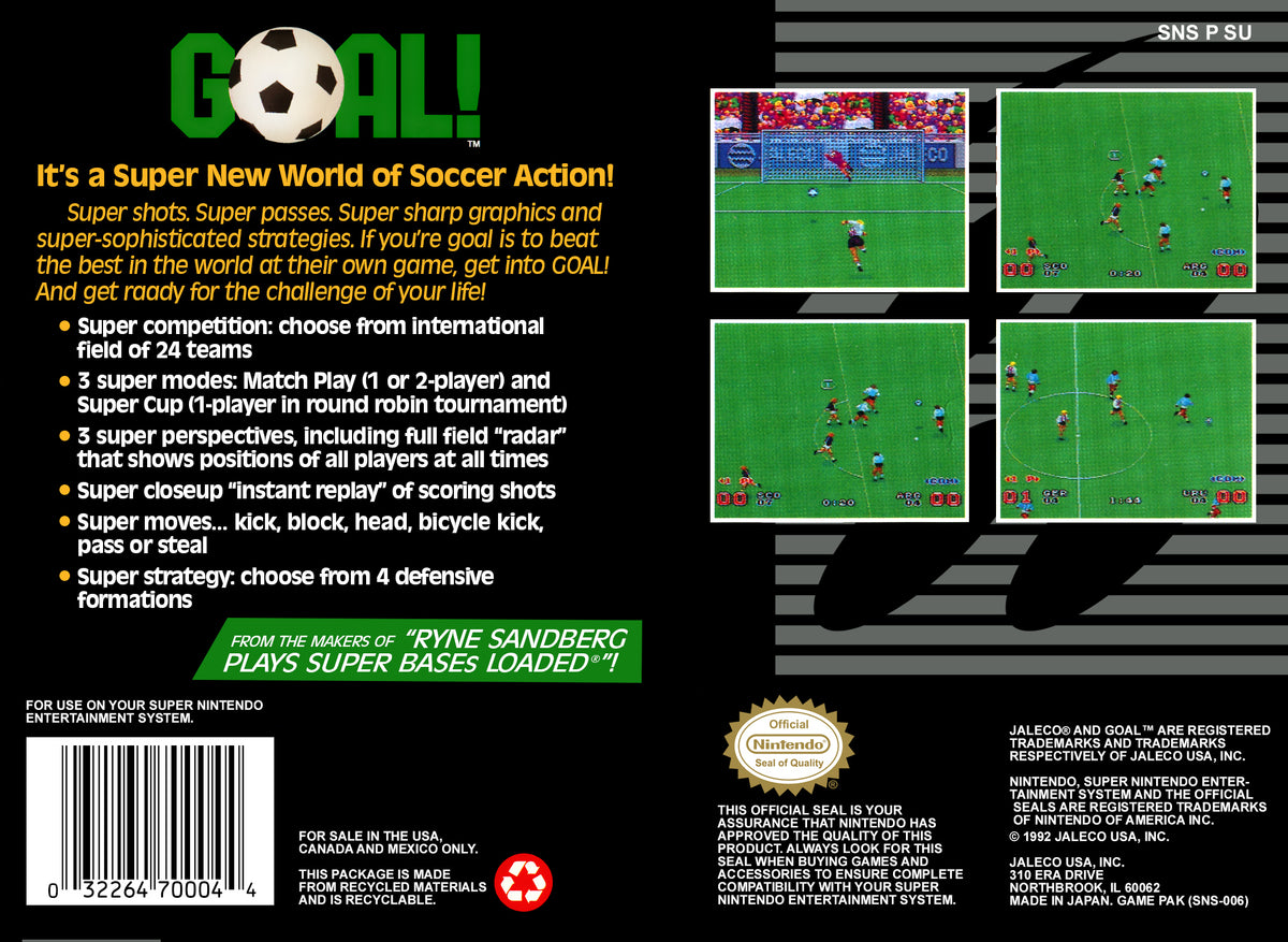 Goal - Super Nintendo