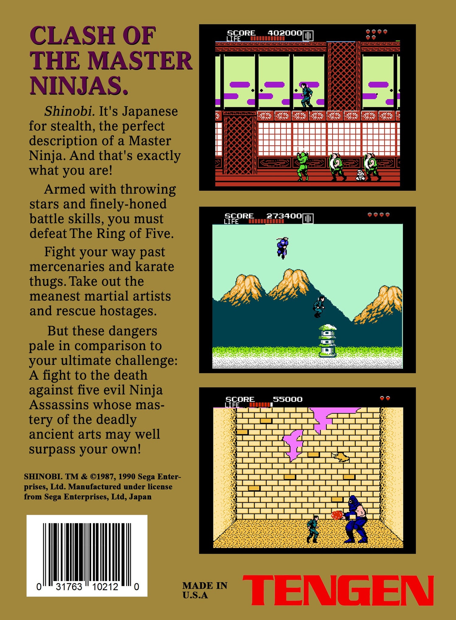 Shinobi - NES - Retro Island Gaming
