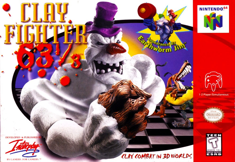 Clay Fighter 63 1/3 - Nintendo 64