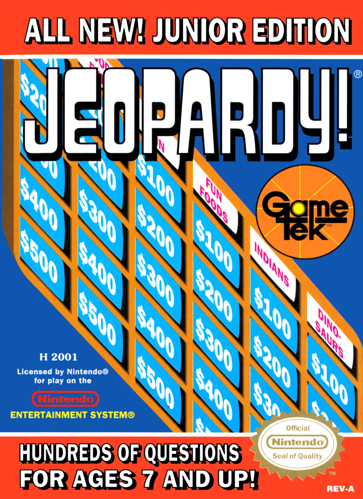 Jeopardy Jr - NES