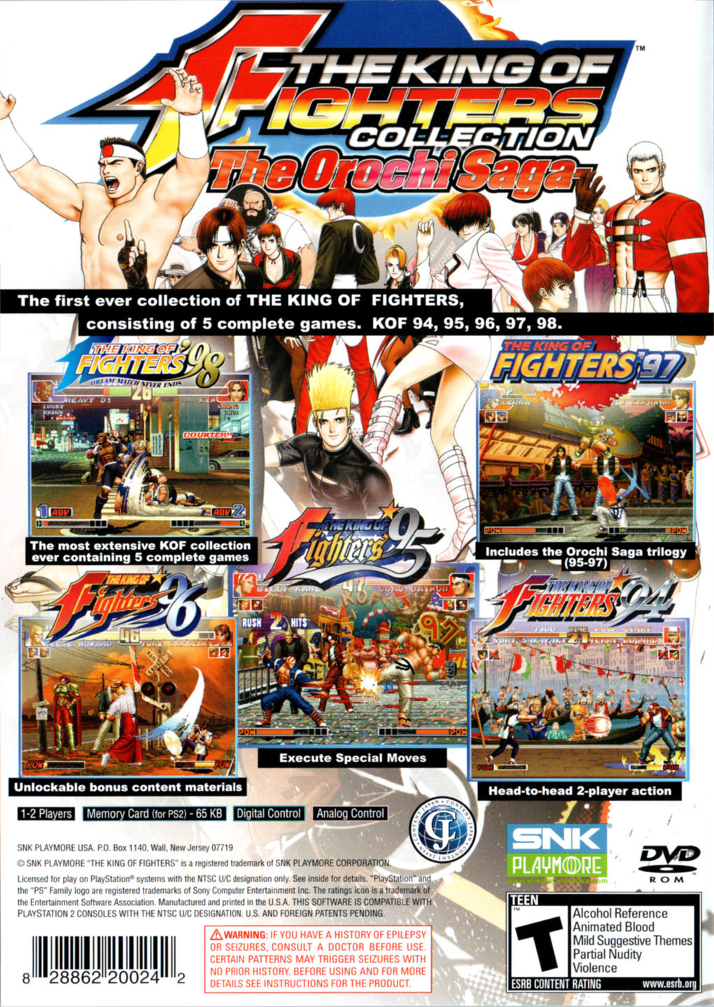 King of Fighters Collection The Orochi Saga - Playstation 2