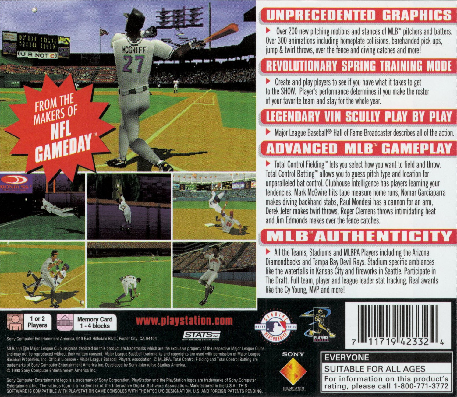 MLB 99 - Playstation