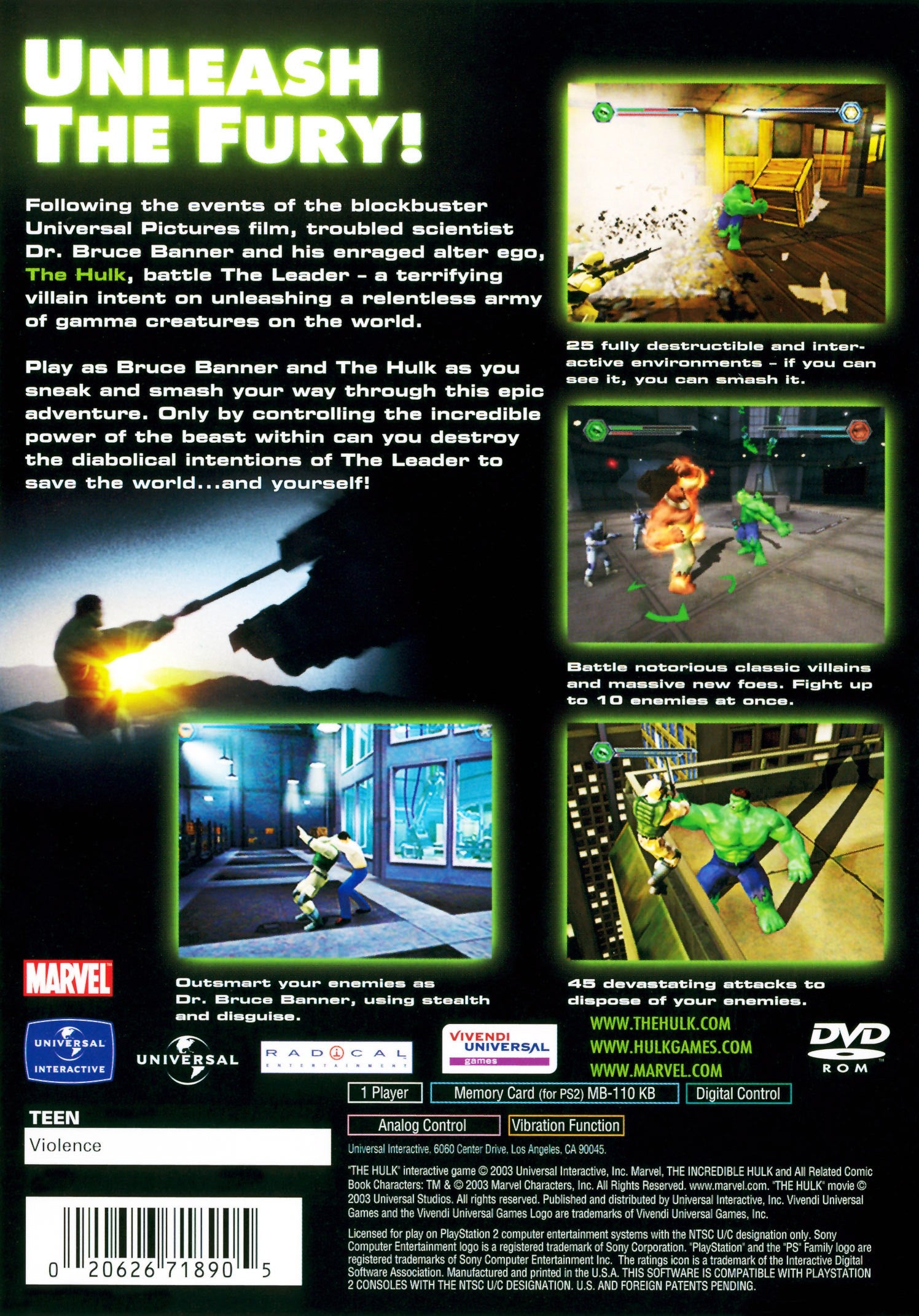 Hulk-Playstation 2