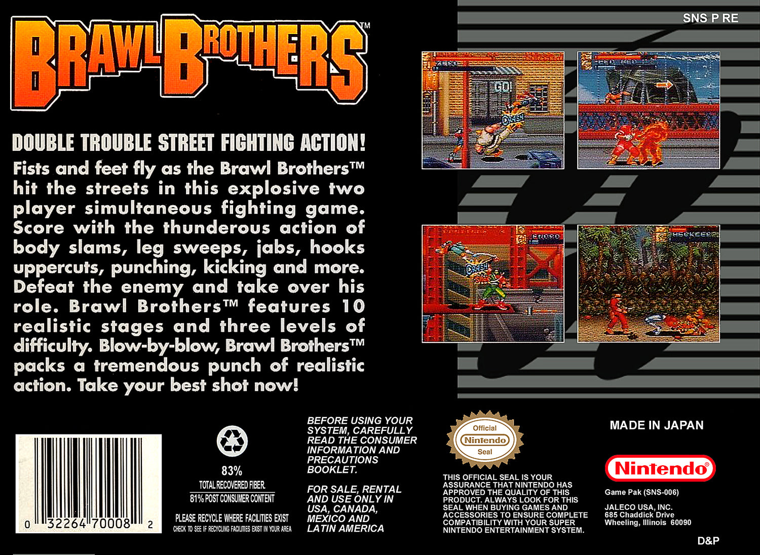 Brawl Brothers - Super Nintendo