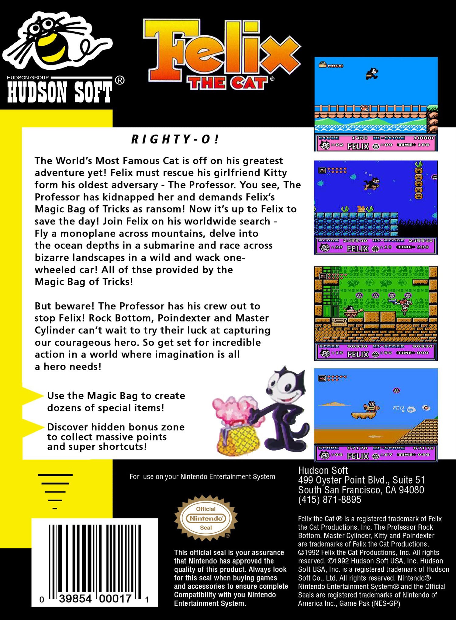 Felix the Cat - NES
