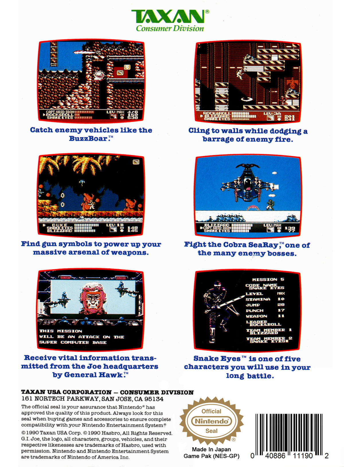 G.I. Joe: A Real American Hero - NES