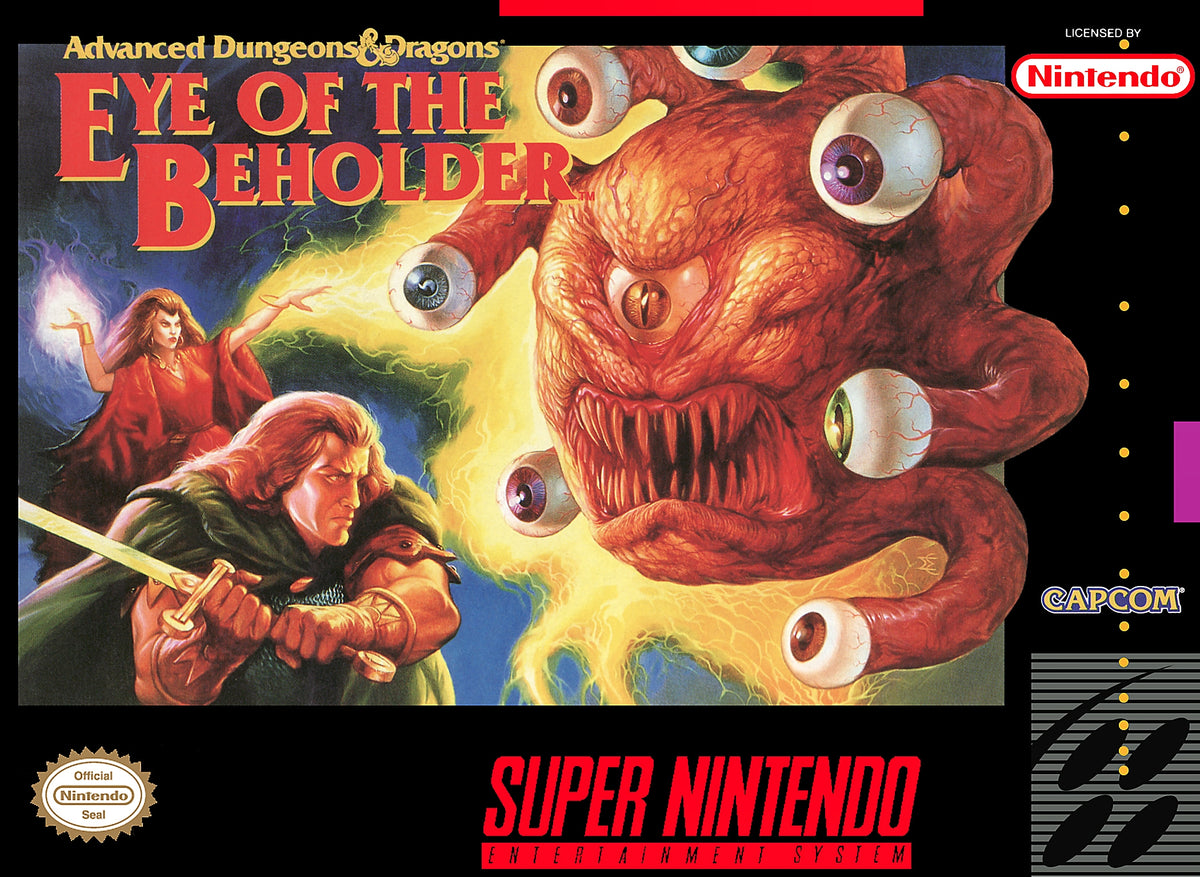 Advanced Dungeons & Dragons Eye of the Beholder - Super Nintendo