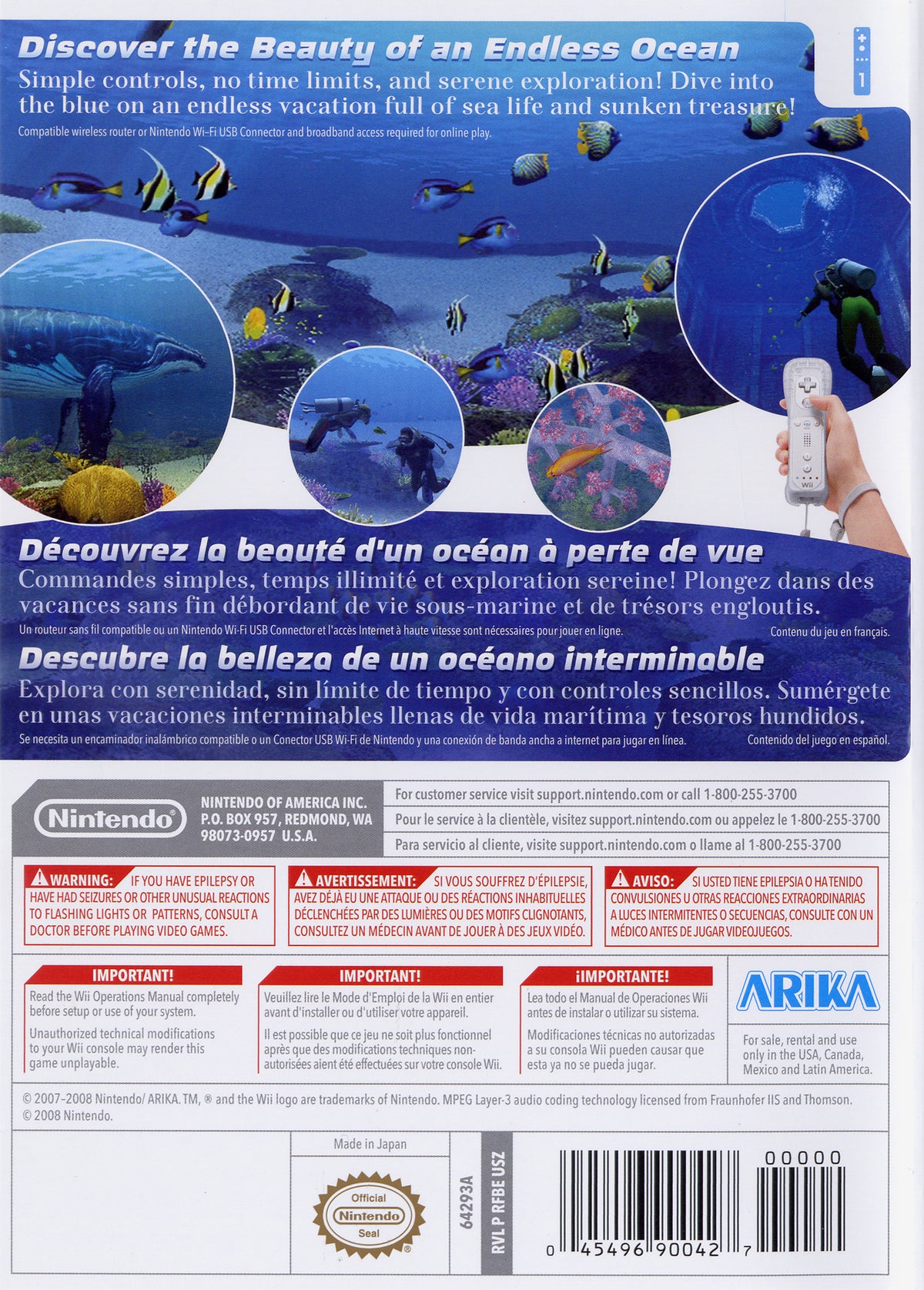 Endless Ocean - Wii