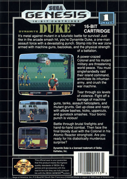Dynamite Duke - Sega Genesis - Retro Island Gaming