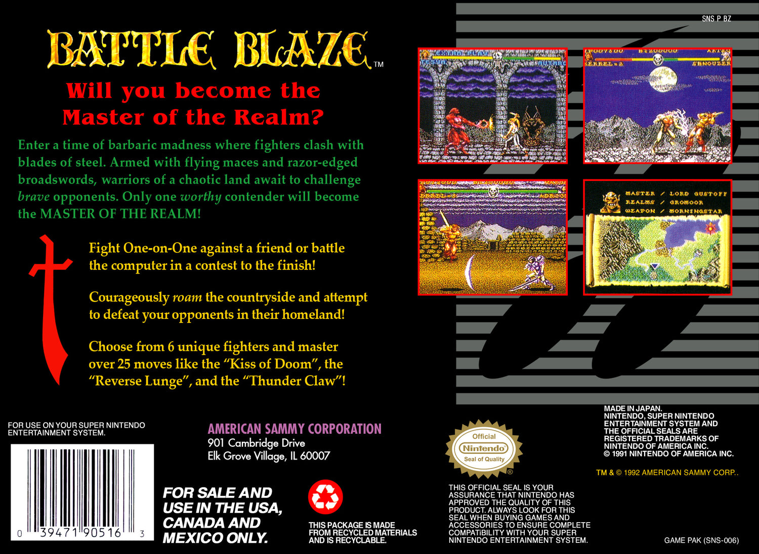 Battle Blaze - Super Nintendo
