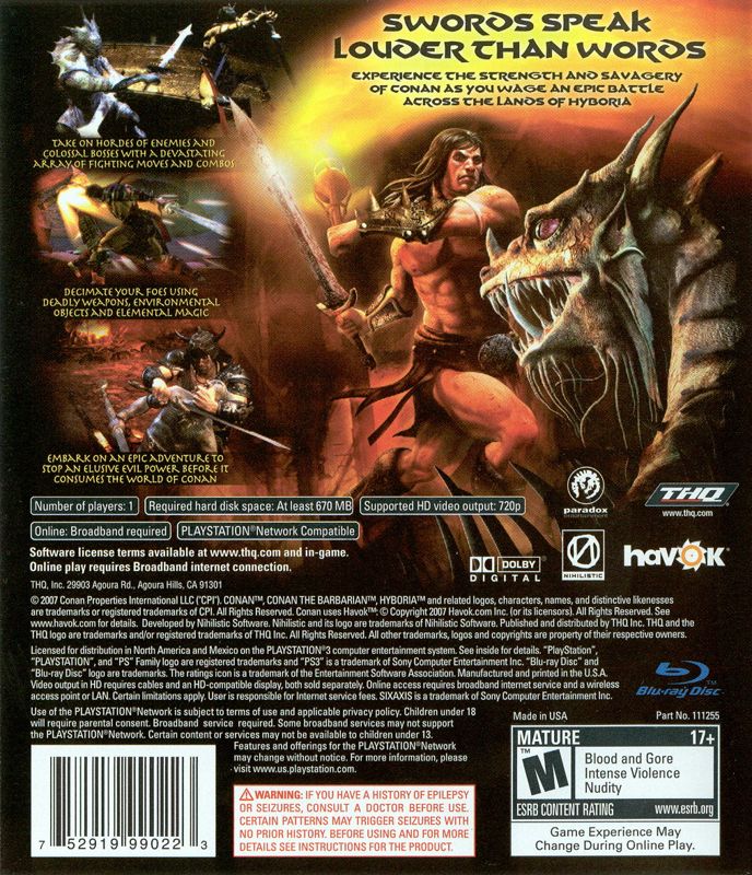 Conan - Playstation 3