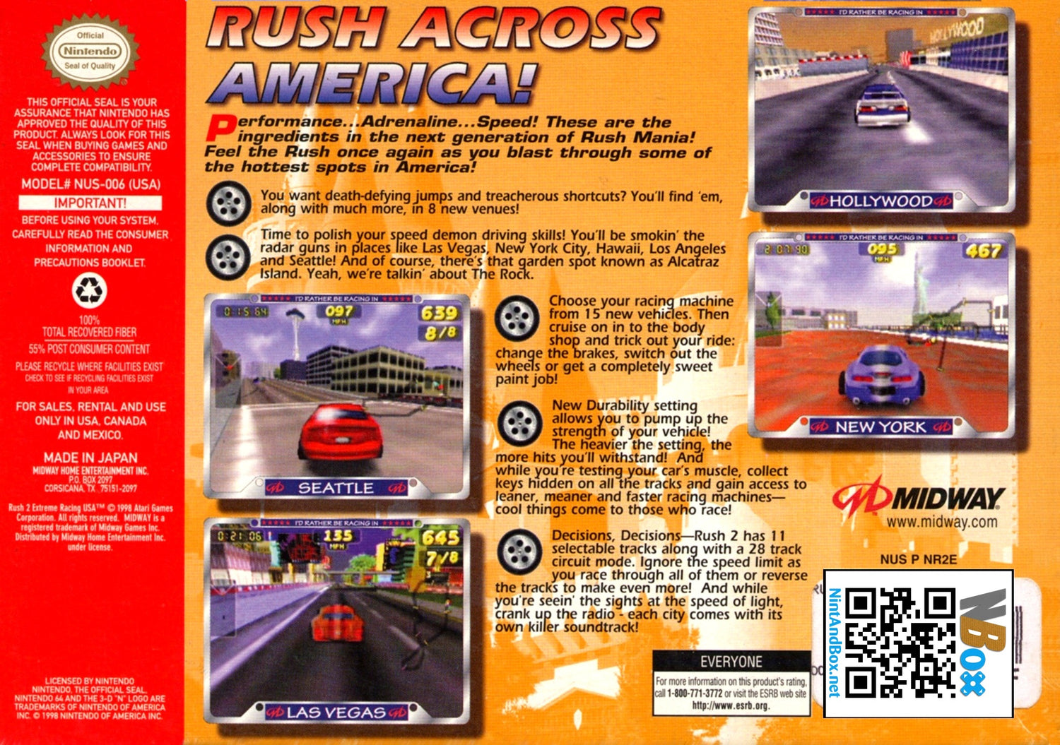Rush 2 - Nintendo 64