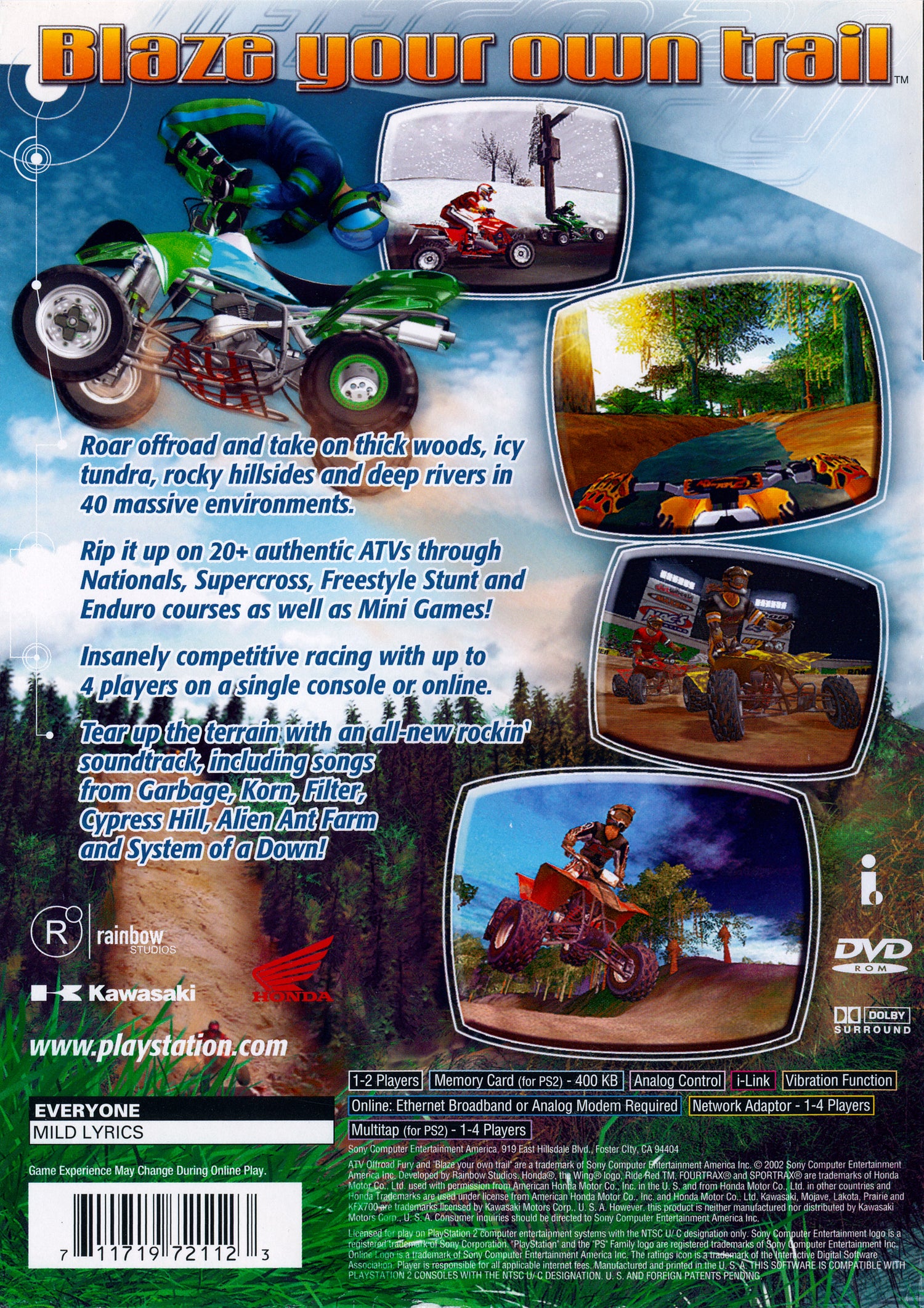 ATV Offroad Fury - Playstation 2