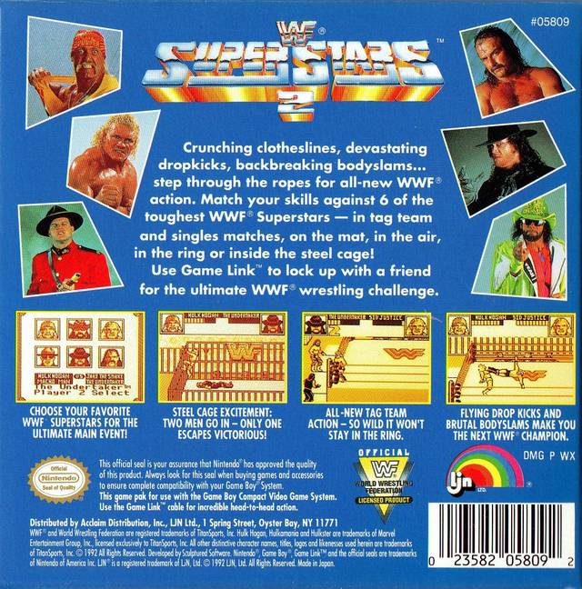 WWF Superstars 2 - GameBoy