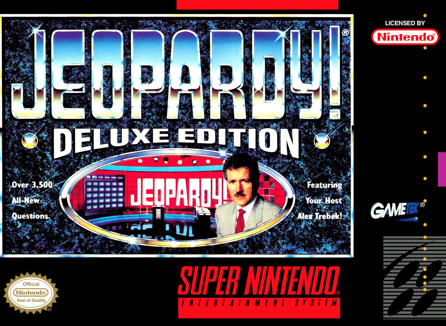 Jeopardy Deluxe Edition - Super Nintendo