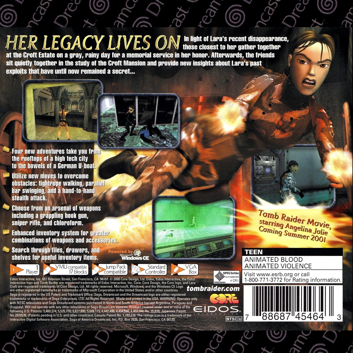 Tomb Raider Chronicles - Sega Dreamcast