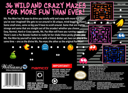 Ms. Pac-Man - Super Nintendo - Retro Island Gaming