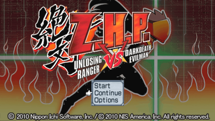 Z.H.P. Unlosing Ranger vs. Darkdeath Evilman - PSP
