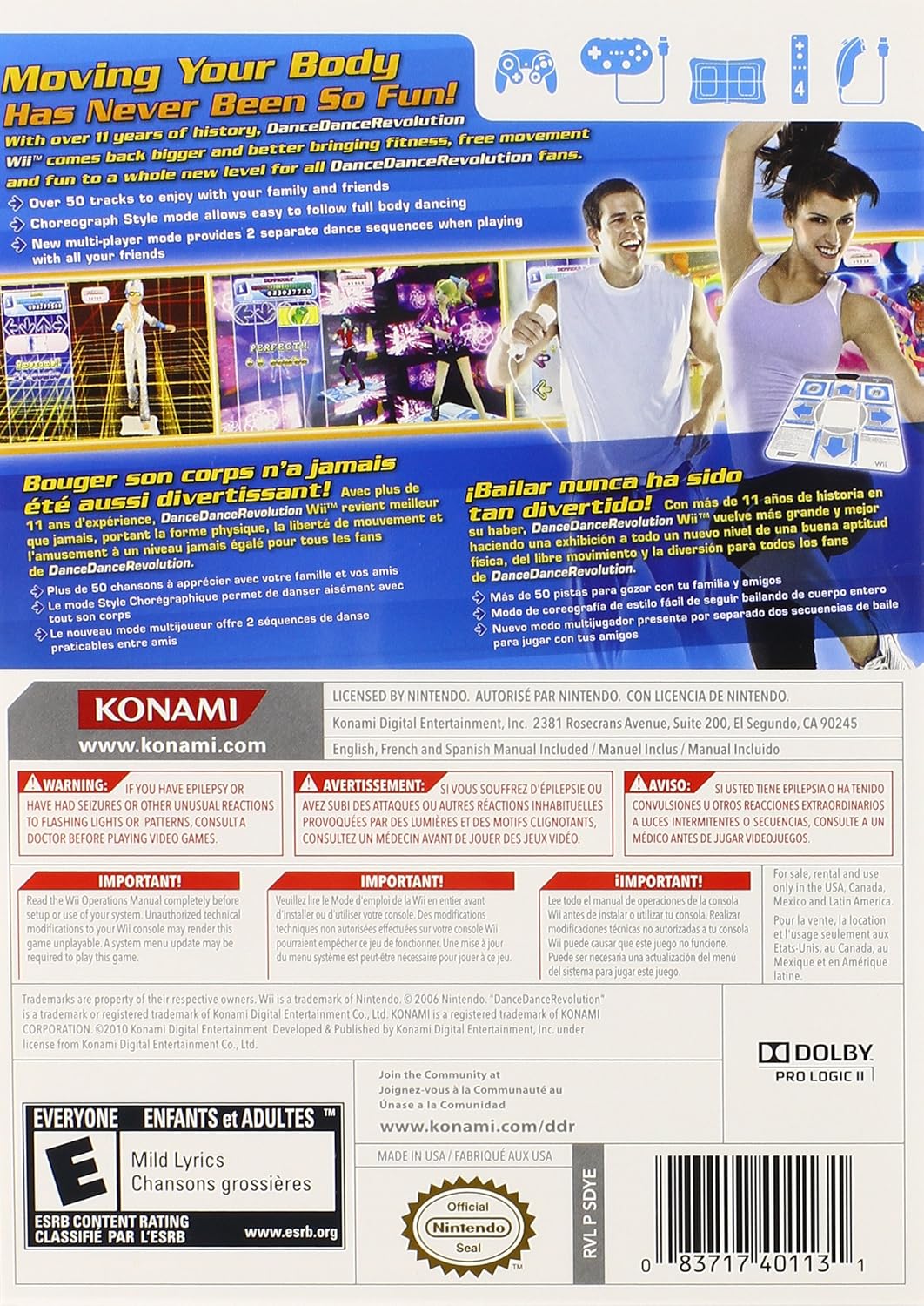 Dance Dance Revolution - Wii - Retro Island Gaming