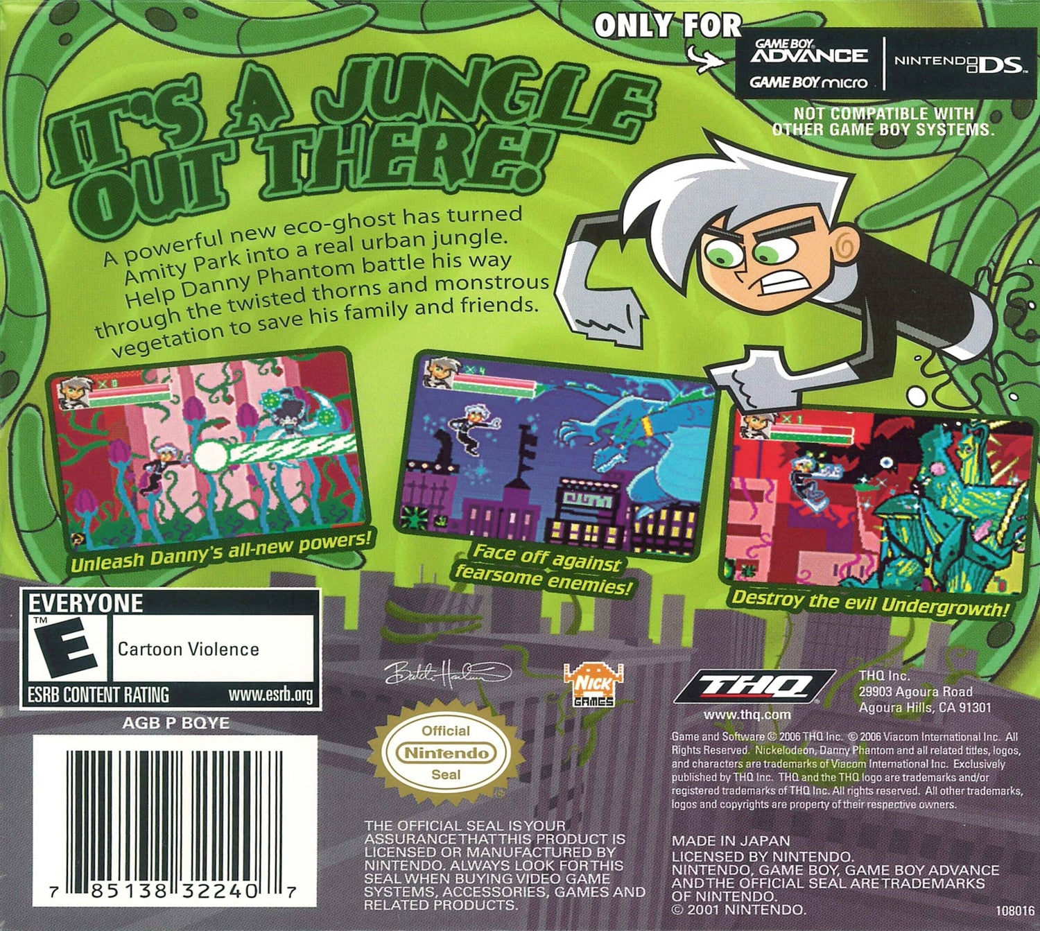 Danny Phantom The Urban Jungle - GameBoy Advance - Retro Island Gaming