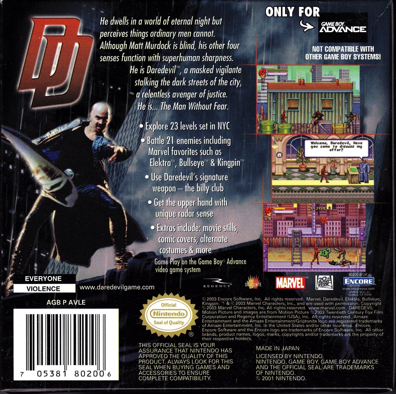 Daredevil - GameBoy Advance - Retro Island Gaming