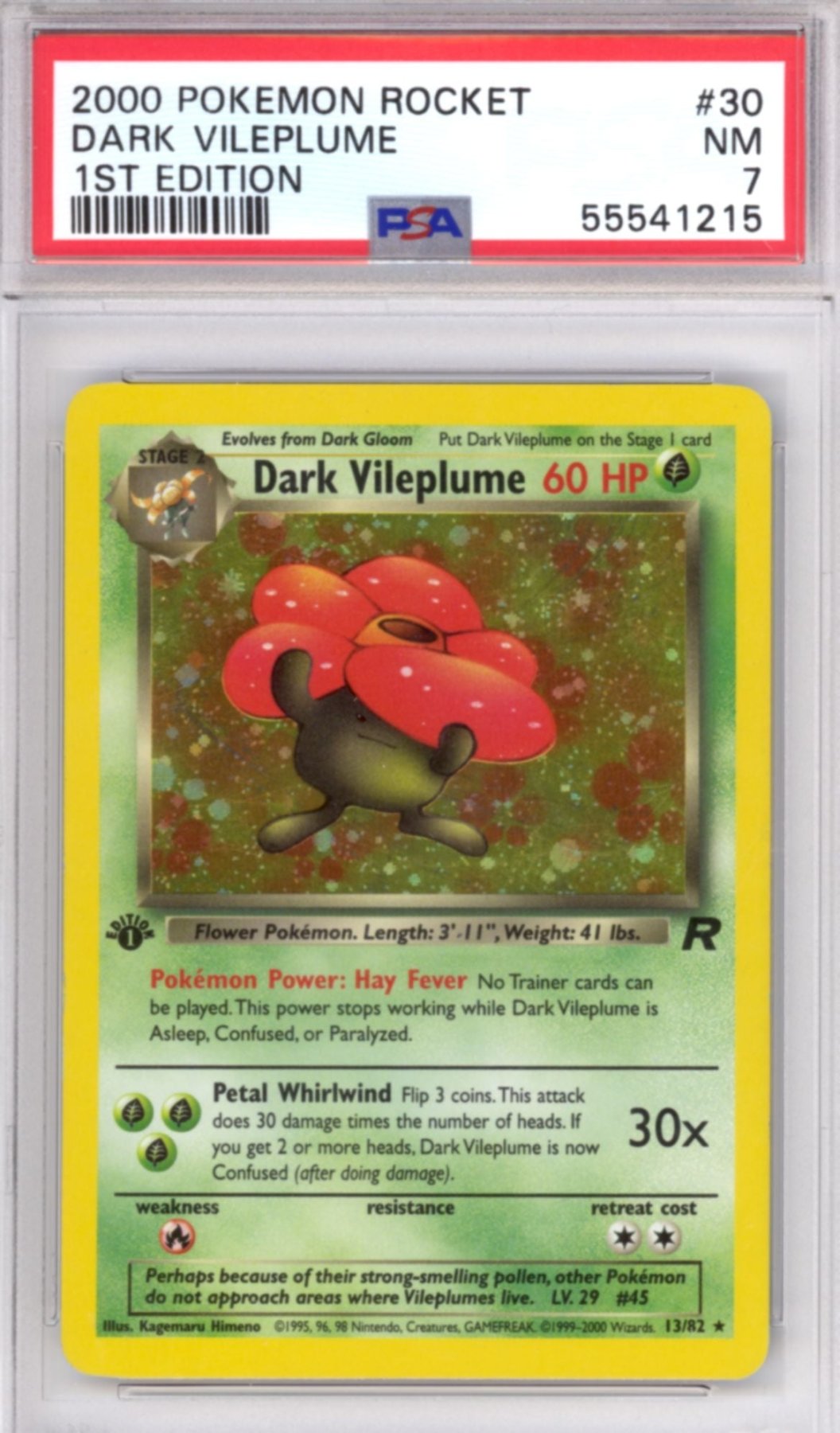Dark Vileplume [1st Edition] #30 - Pokemon Team Rocket - Retro Island Gaming