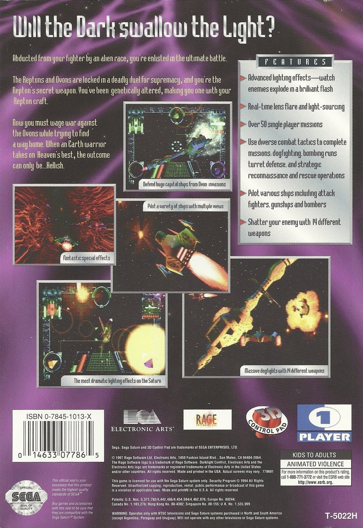 Darklight Conflict - Sega Saturn - Retro Island Gaming