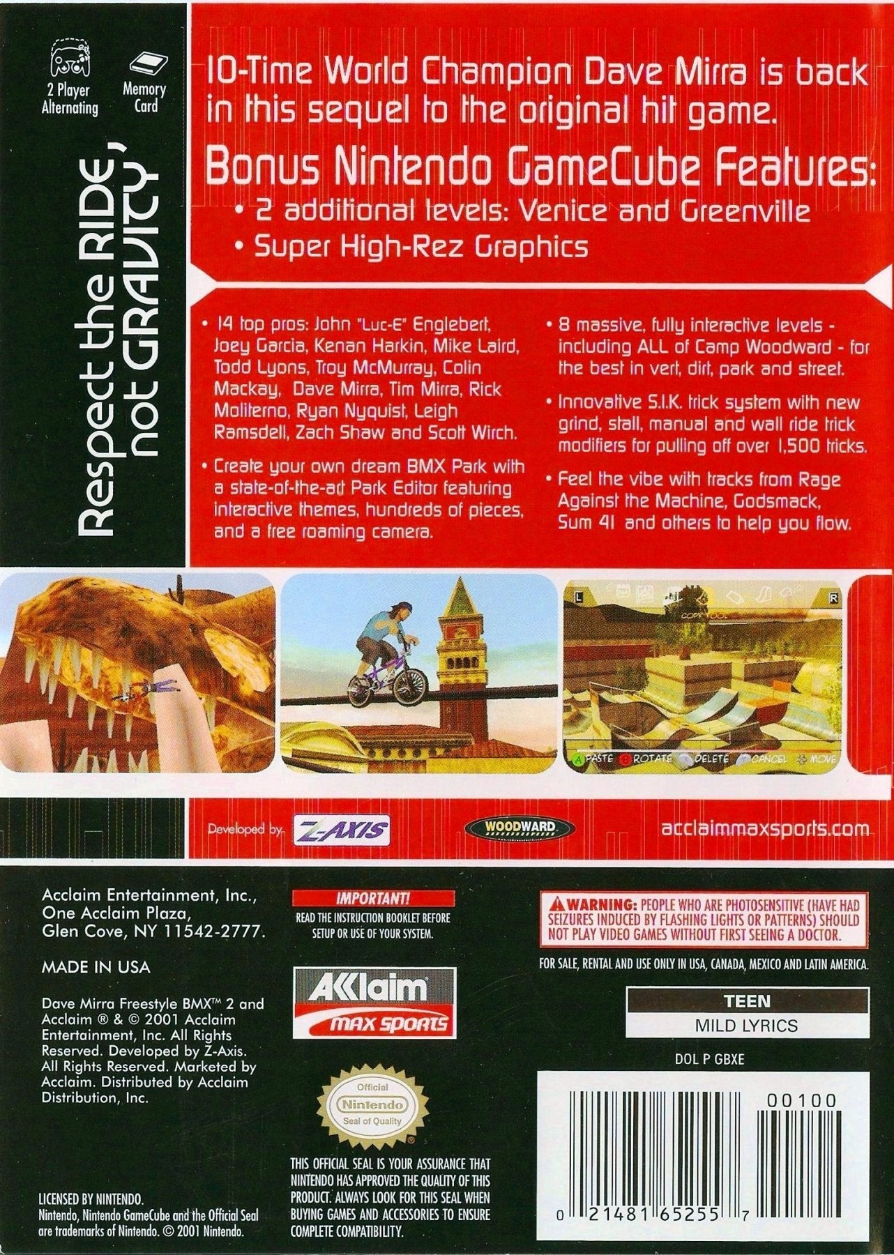 Dave Mirra Freestyle BMX 2 - Gamecube - Retro Island Gaming