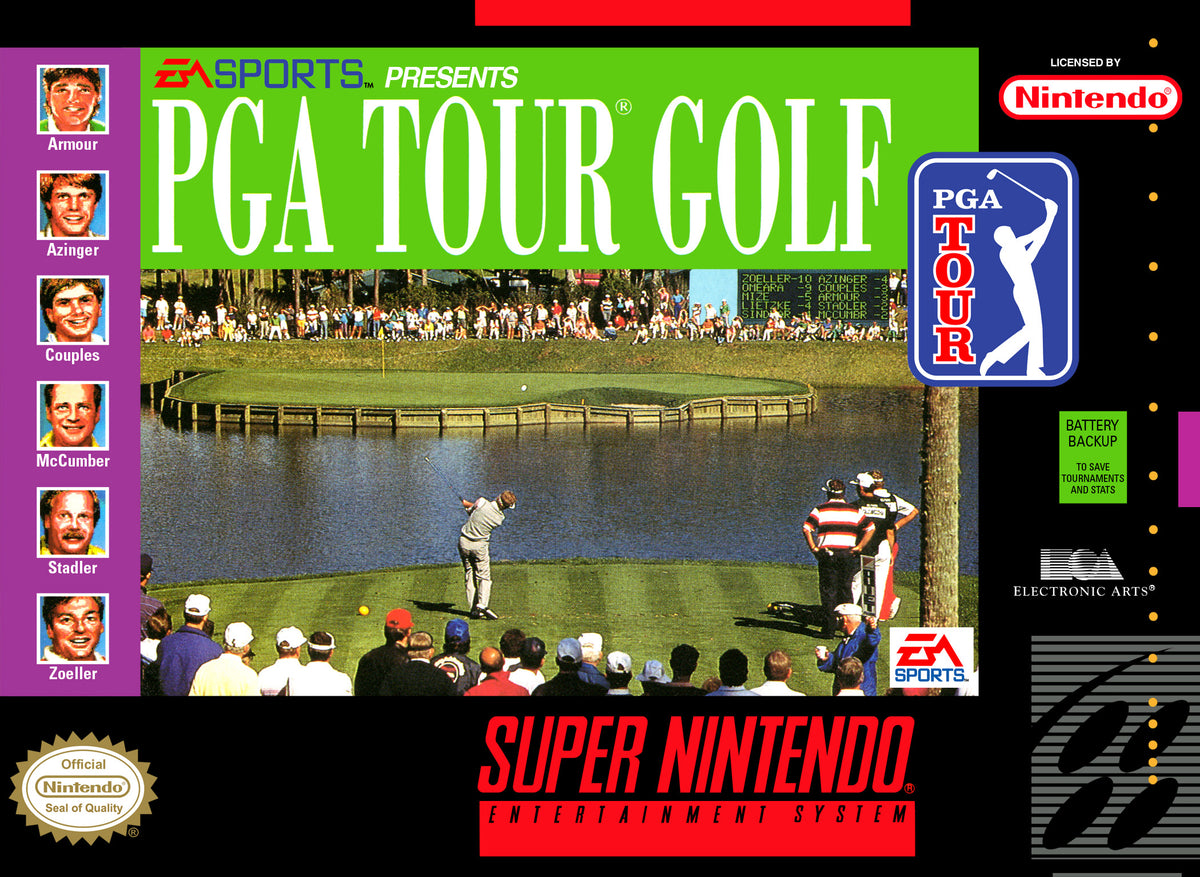 PGA Tour Golf - Super Nintendo - Retro Island Gaming