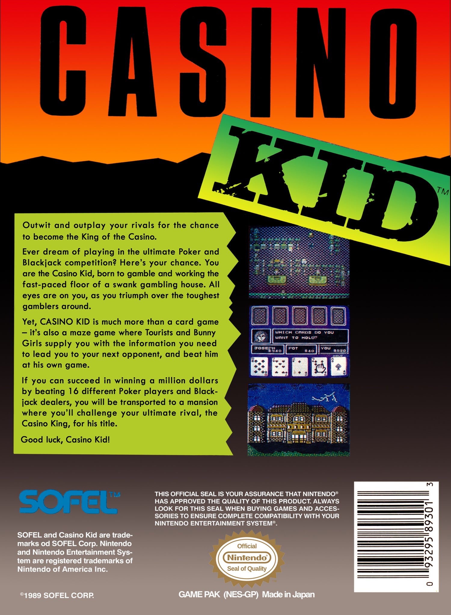 Casino Kid - NES