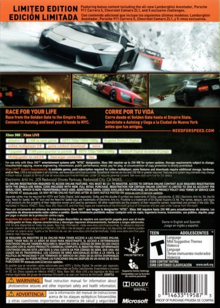 Need for Speed: The Run [Limited Edition] - Xbox 360