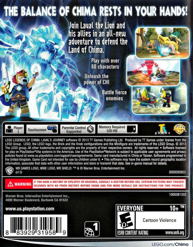 LEGO Legends of Chima: Laval's Journey - Playstation Vita