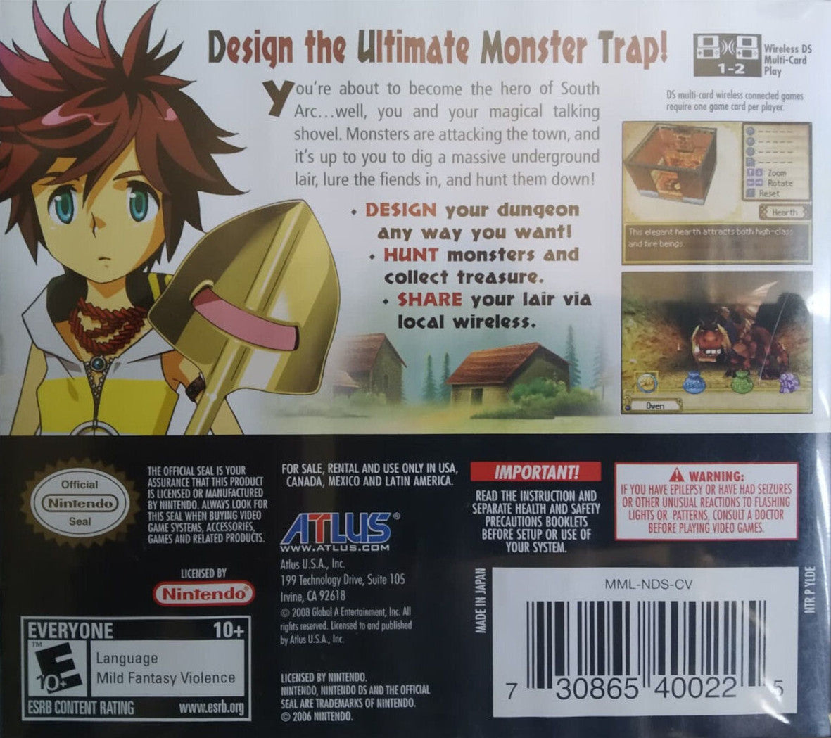Master of the Monster Lair - Nintendo DS