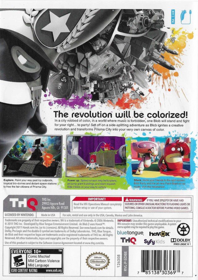 De Blob 2 - Wii - Retro Island Gaming