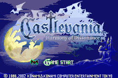 Castlevania Harmony of Dissonance - GameBoy Advance