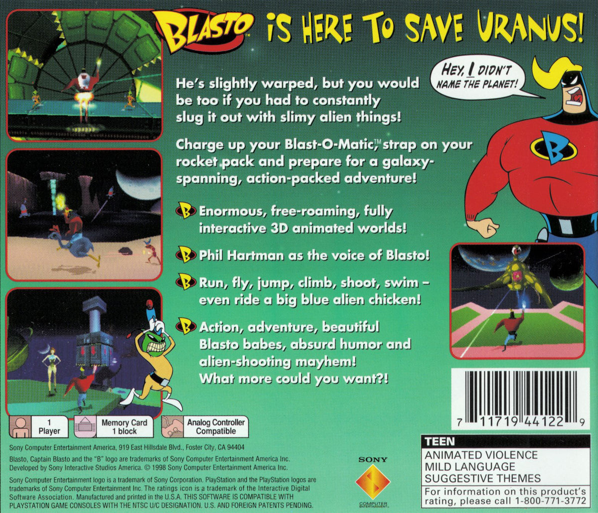 Blasto - Playstation - Retro Island Gaming
