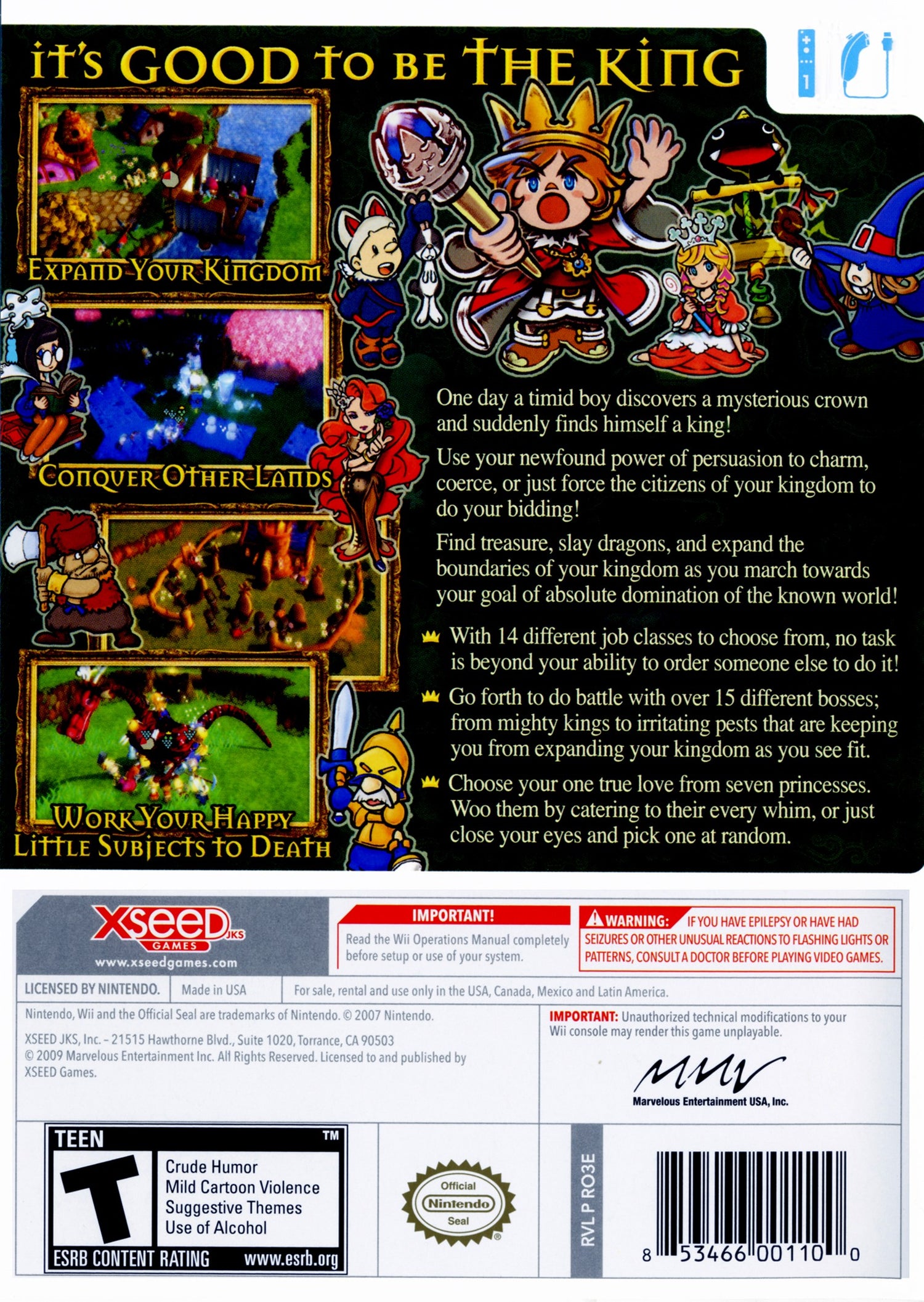 Little King's Story - Wii