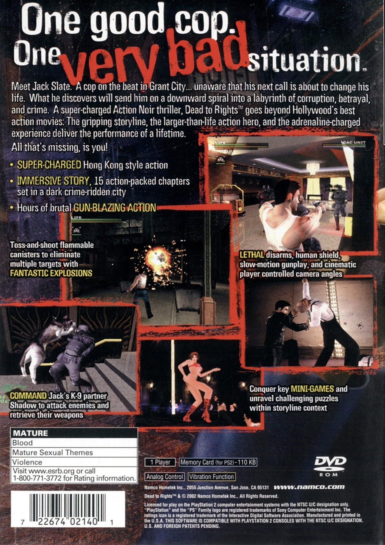 Dead to Rights - Playstation 2 – Retro Island Gaming