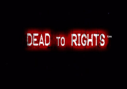 Dead to Rights - Playstation 2 - Retro Island Gaming