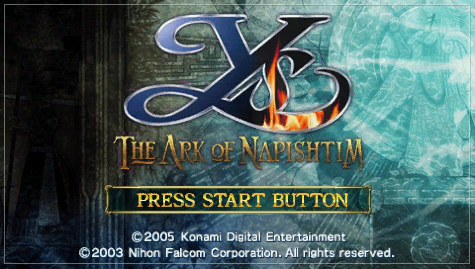 Ys The Ark of Napishtim - PSP