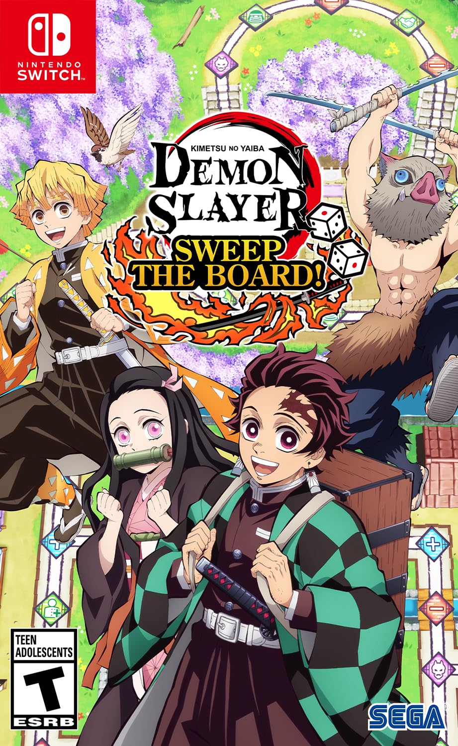 Demon Slayer: Kimetsu No Yaiba - Sweep The Board - Nintendo Switch - Retro Island Gaming