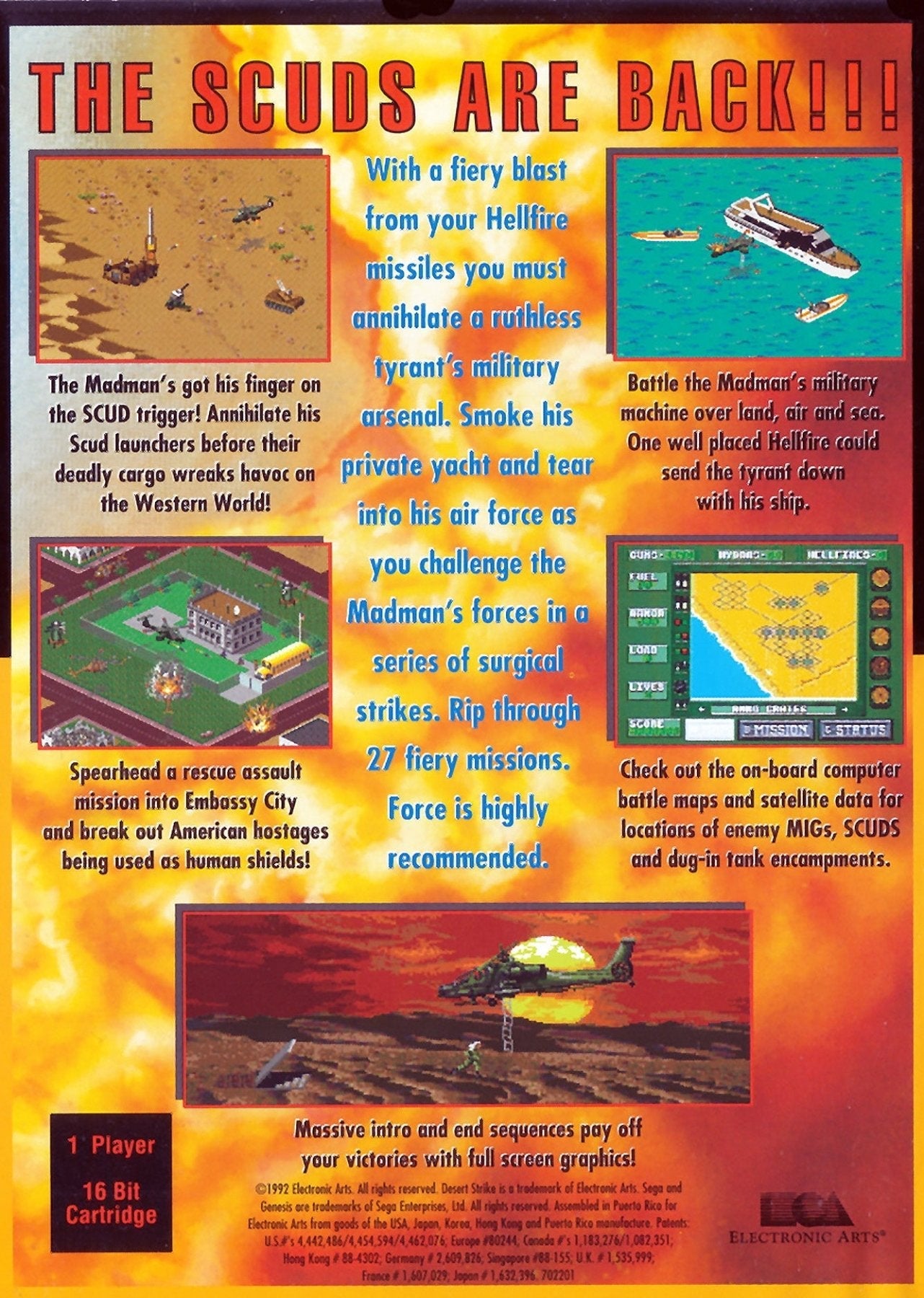 Desert Strike Return to the Gulf - Sega Genesis - Retro Island Gaming
