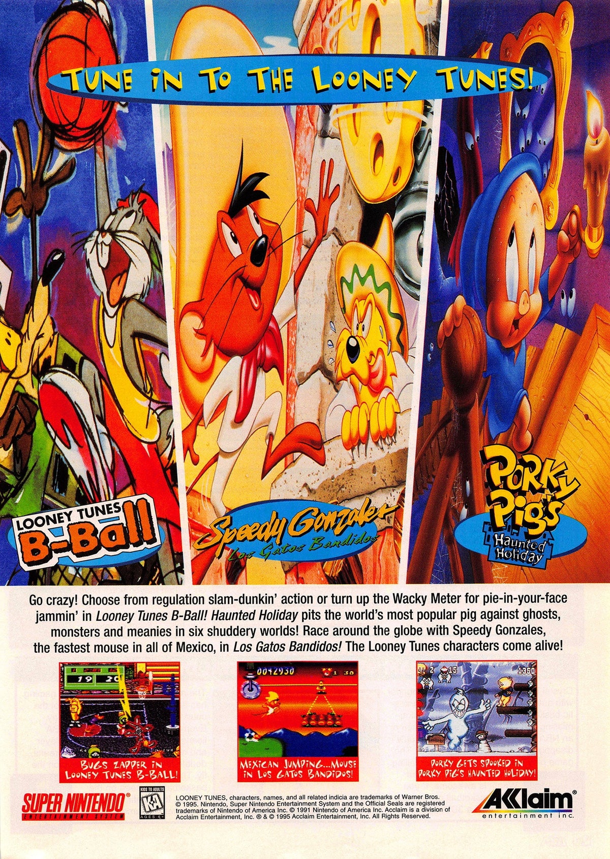 Porky Pig's Haunted Holiday - Super Nintendo - Retro Island Gaming