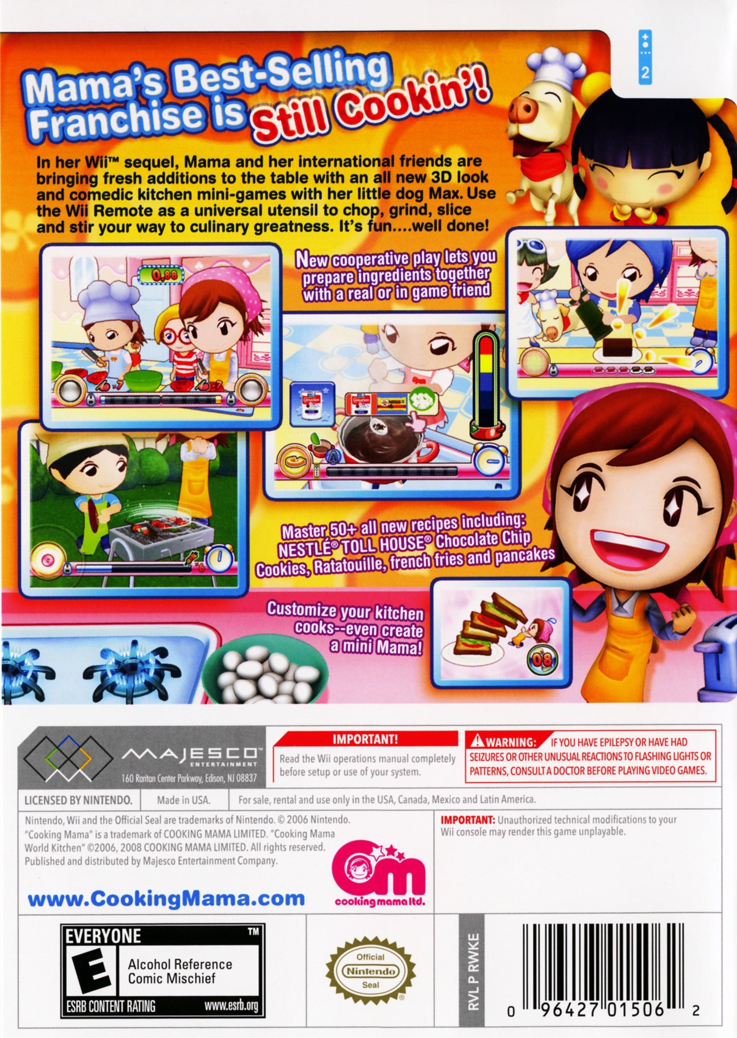 Cooking Mama World Kitchen - Wii