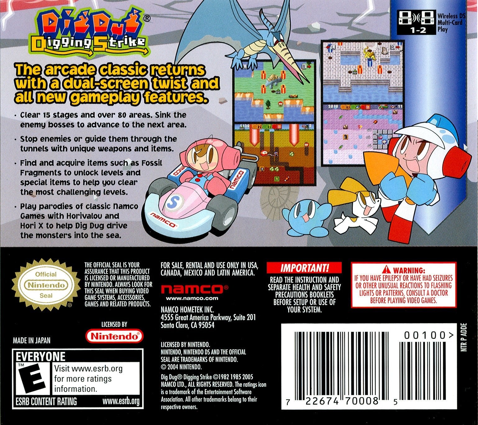 Dig Dug Digging Strike - Nintendo DS - Retro Island Gaming
