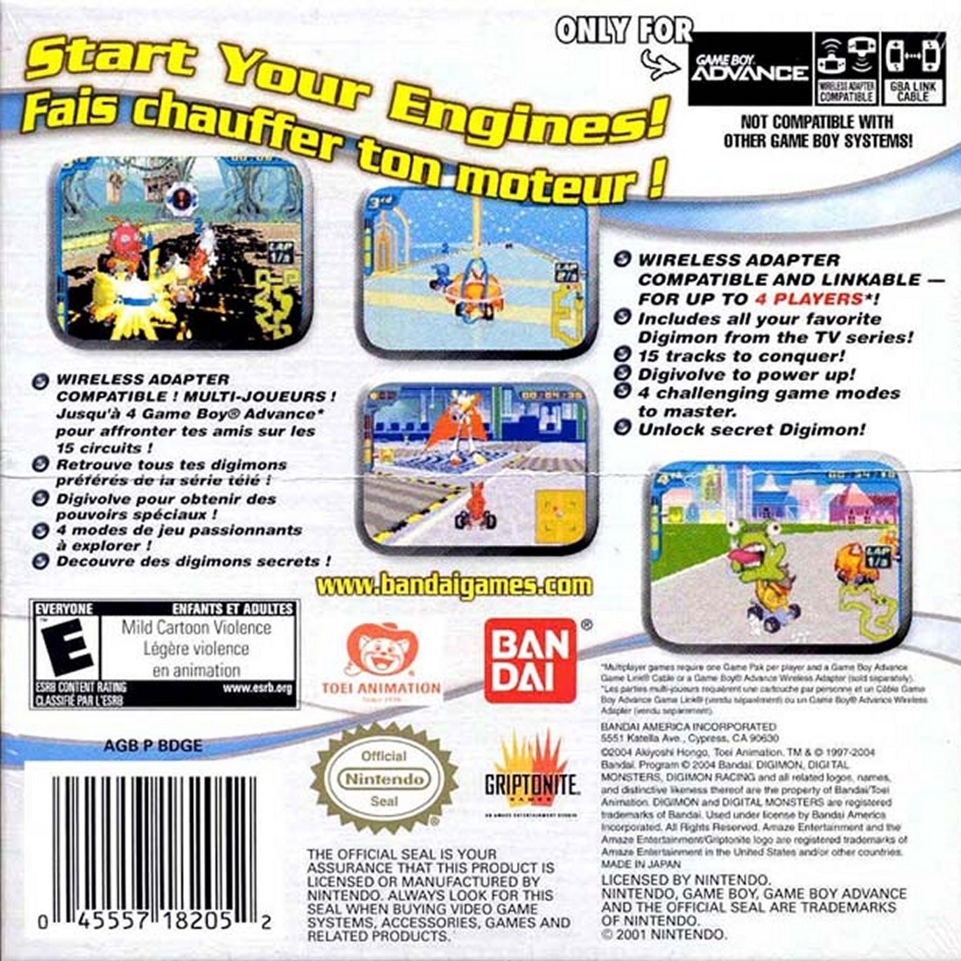 Digimon Racing - GameBoy Advance - Retro Island Gaming