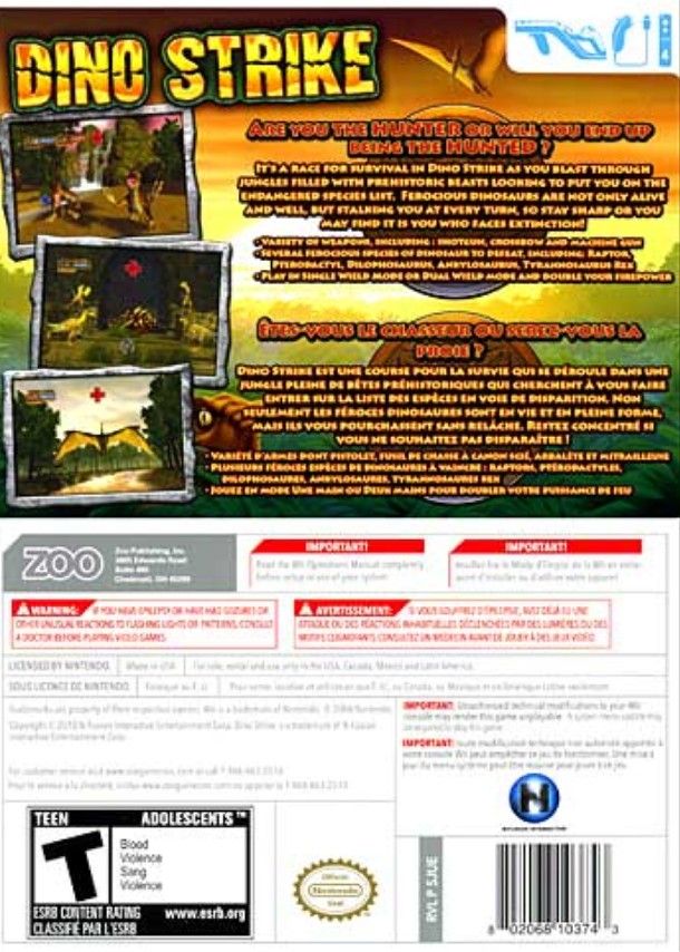 Dino Strike - Wii - Retro Island Gaming
