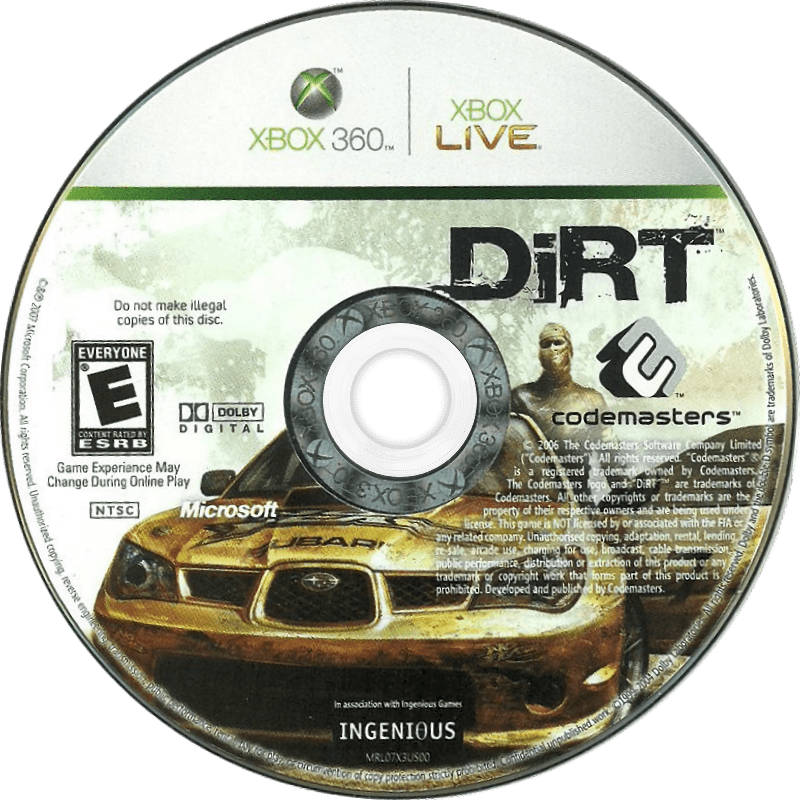 Dirt - Xbox 360 - Retro Island Gaming