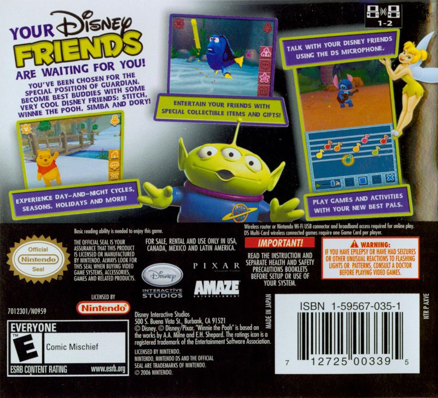 Disney Friends - Nintendo DS - Retro Island Gaming