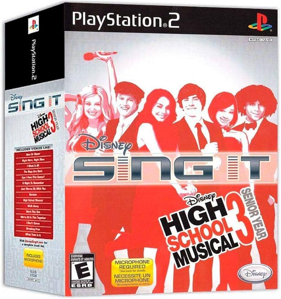 Disney Sing It High School Musical 3 [Bundle] - Playstation 2 - Retro Island Gaming
